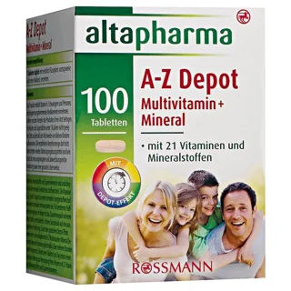 قرص مولتیویتامین و مینرال A-Z دپو آلتافارما