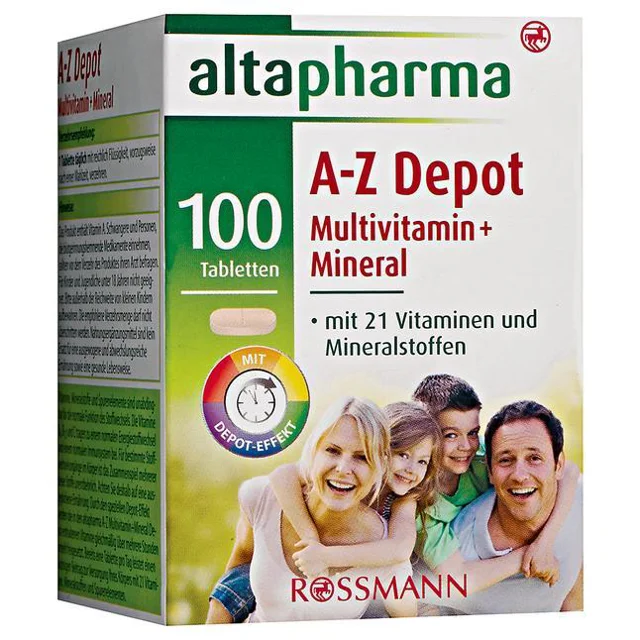 قرص مولتیویتامین و مینرال A-Z دپو آلتافارما